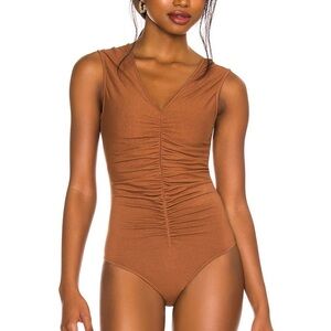 AGOLDE Ruched Bodysuit